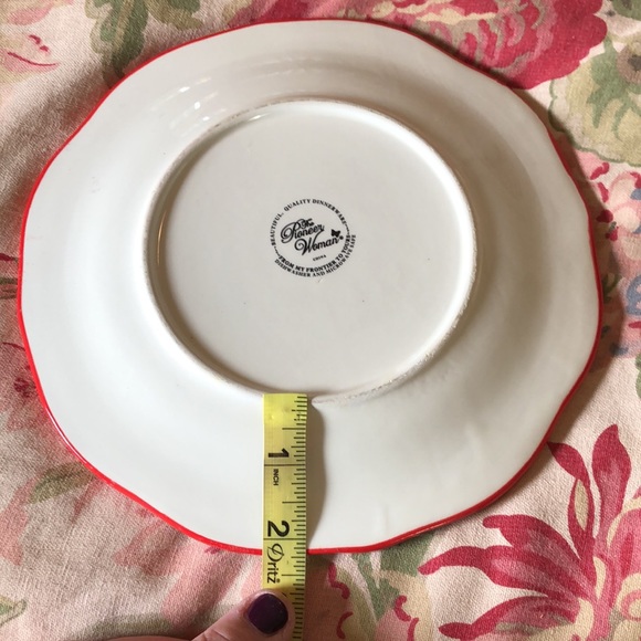 THE PIONEER WOMAN Set-of-2 “Country Garden” Stoneware Salad Dessert Plate 8.5-9” - Picture 9 of 17